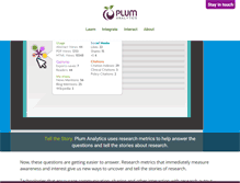 Tablet Screenshot of plumanalytics.com